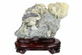 Sandwich Calcite Crystal Cluster with Pyrite - Inner Mongolia #181717-9
